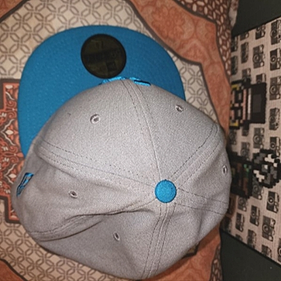 🤜 Los Angeles Dodgers Grey with Light Blue New Era 59Fifty Cap, 7 3/8" 🤛 - Picture 5 of 6